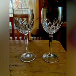 Beautiful vintage Waterford glasses from 1999